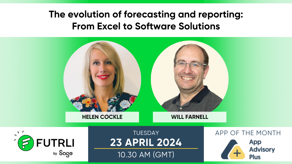The evolution of forecasting and reporting: From Excel to Software Solutions with App of the Month Futrli image