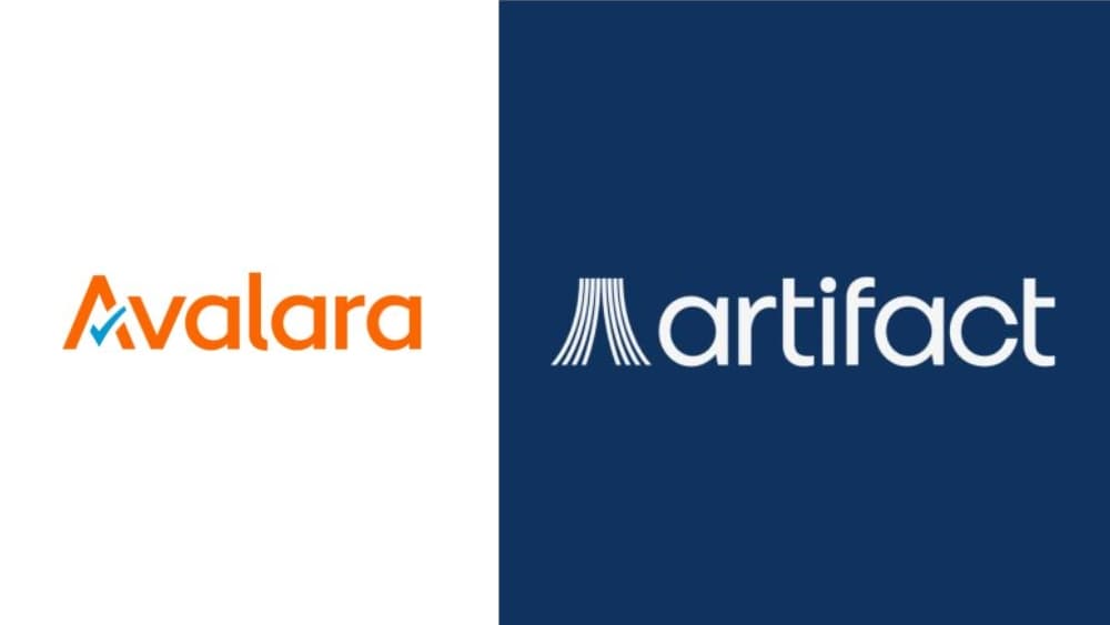 Artifact AI partnership with Avalara logo