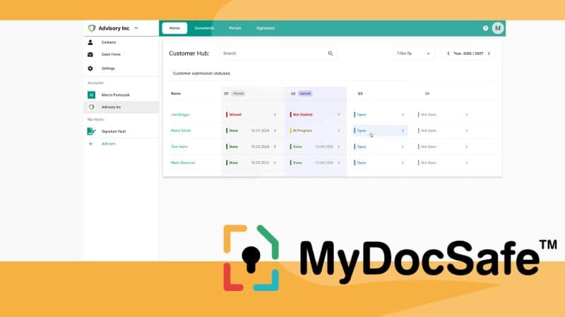 Coming Soon: MyDocSafe + TaxNav Integration logo