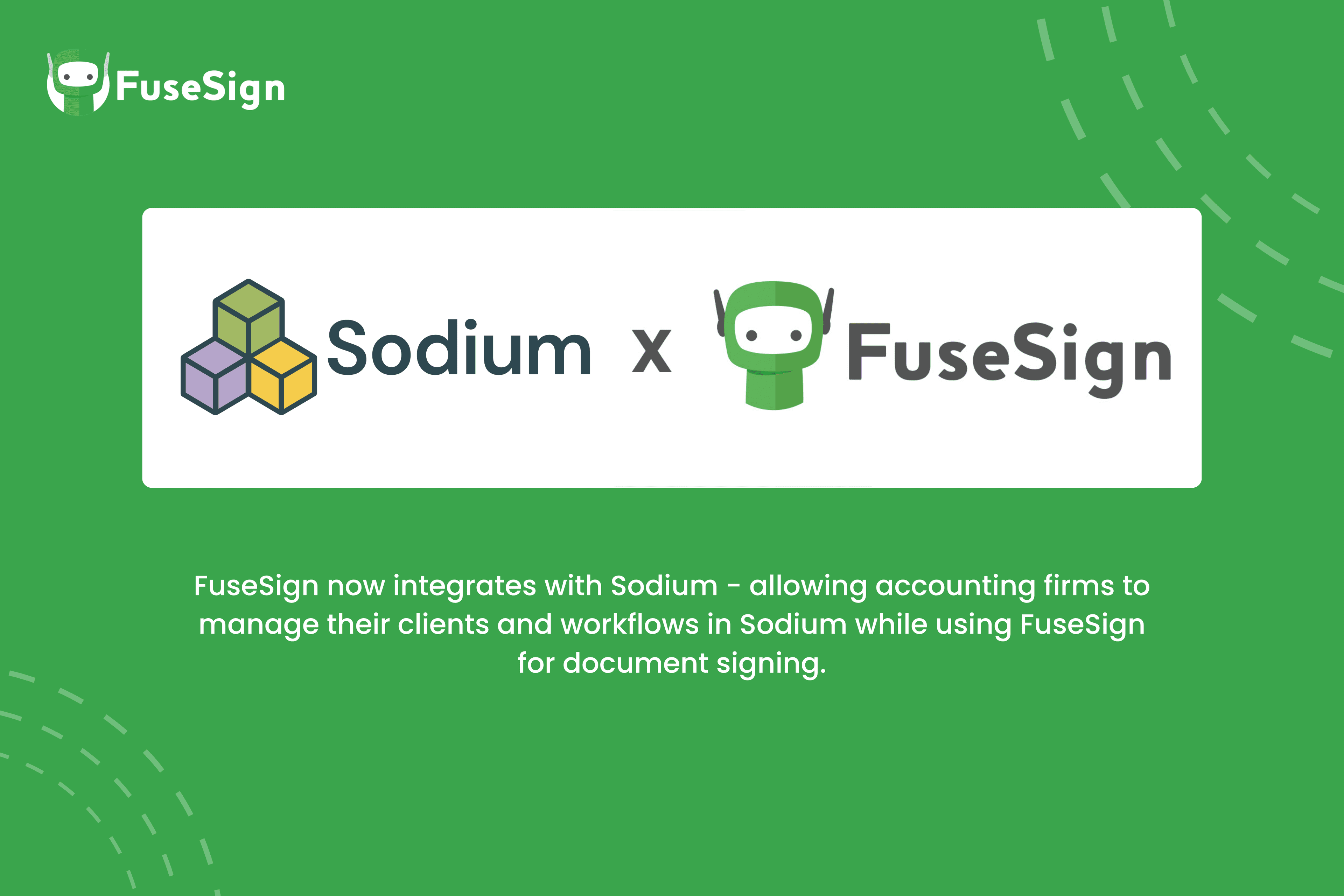 FuseSign and Sodium launch connected digital signing workflow for accounting firms logo