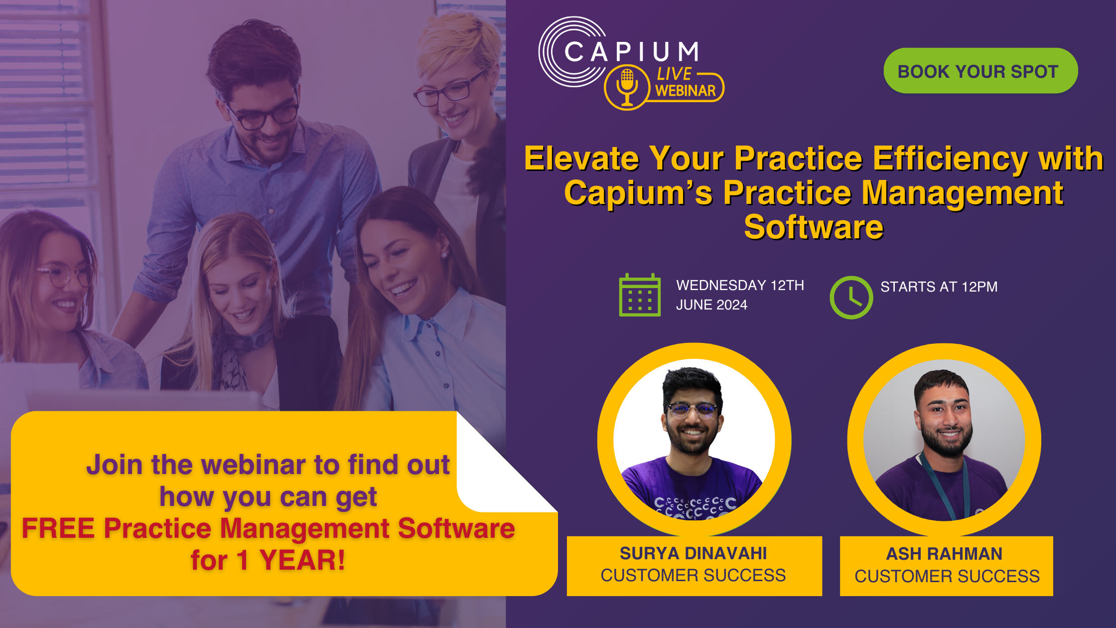 Streamline Your Practice Management with Capium Solutions: Join Our Upcoming Webinar! image