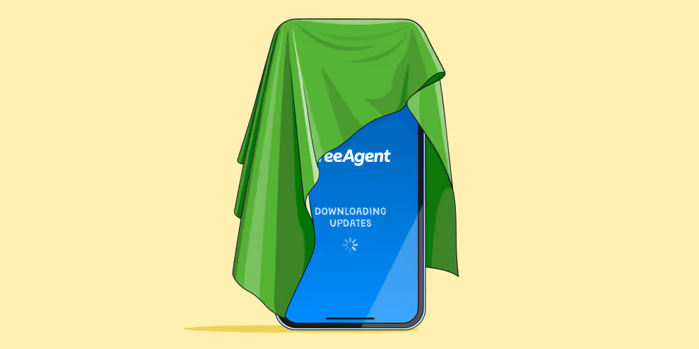 Invoicing and taking payments just got (even) easier via the FreeAgent mobile app logo