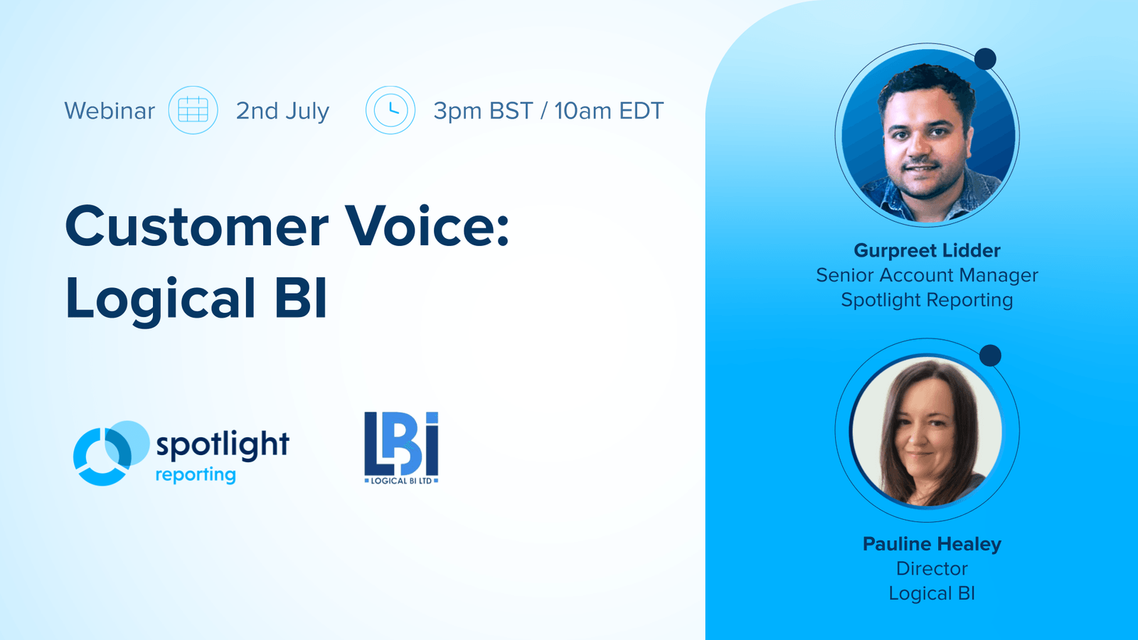 Customer Voice: Logical BI with Spotlight Reporting logo