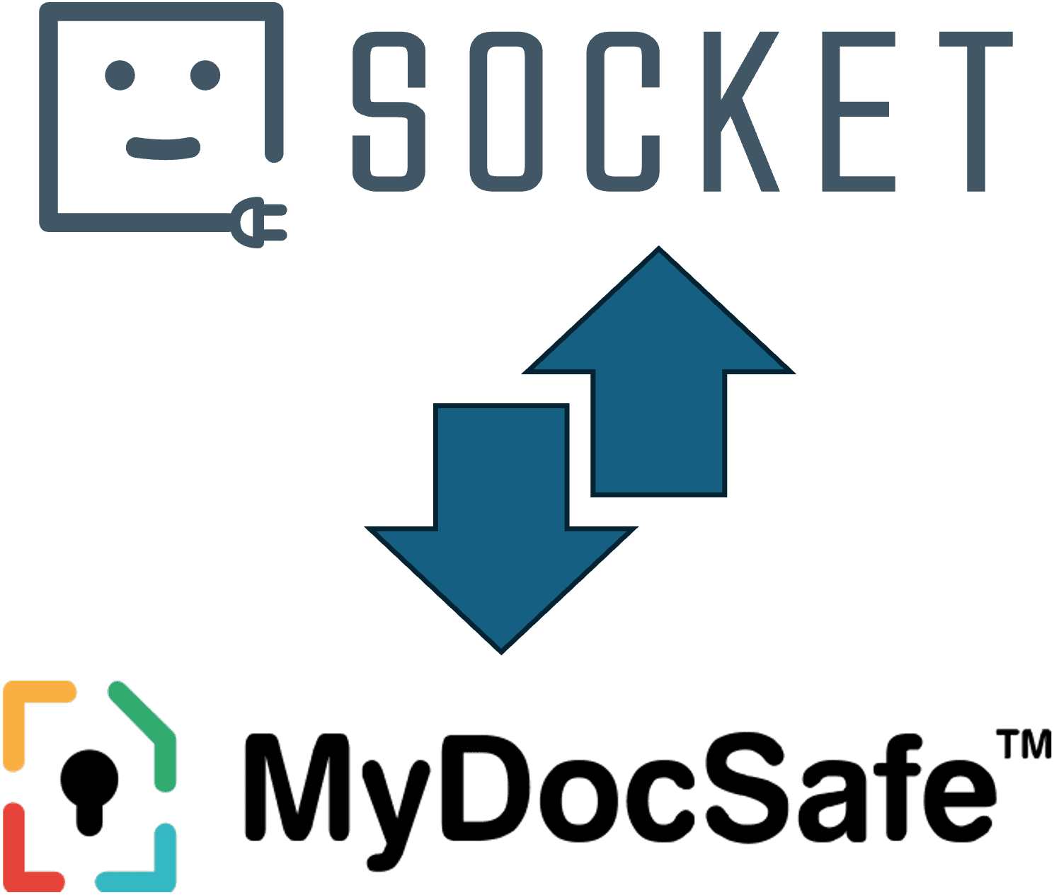 Announcing viaSocket Integration with MyDocSafe logo