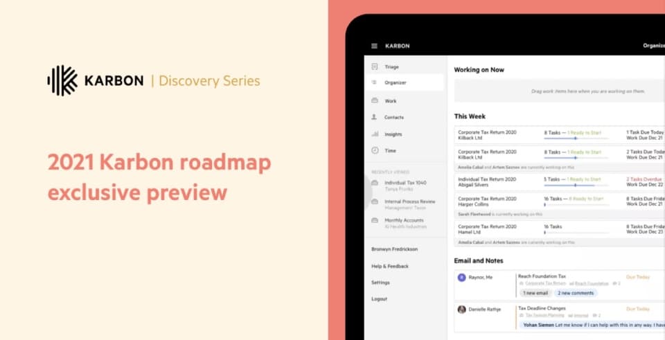 Karbon’s 2021 roadmap exclusive preview image