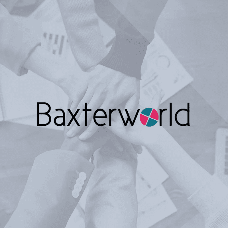Baxter World use Joiin to drive informed decision making logo