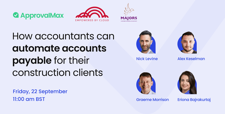 How accountants can automate accounts payable for their construction clients with ApprovalMax image