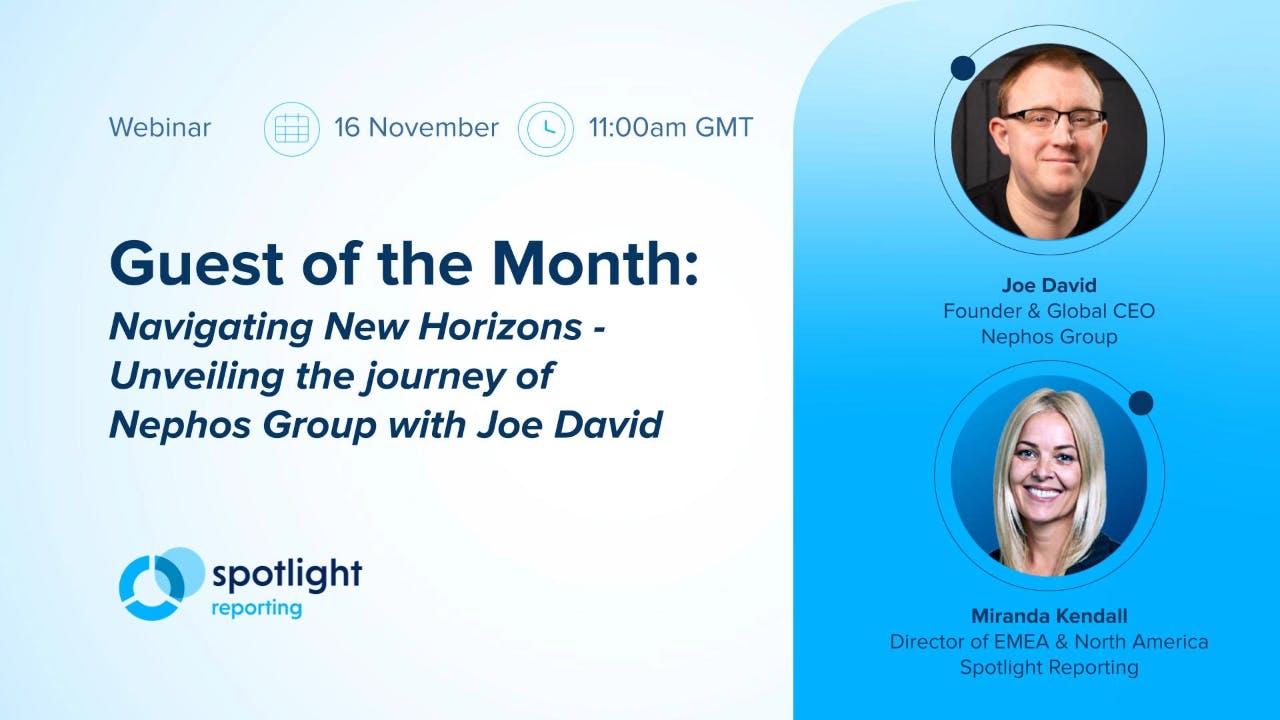 Spotlight Reporting Guest of the Month: Navigating New Horizons - Unveiling the journey of Nephos Group with Joe David logo
