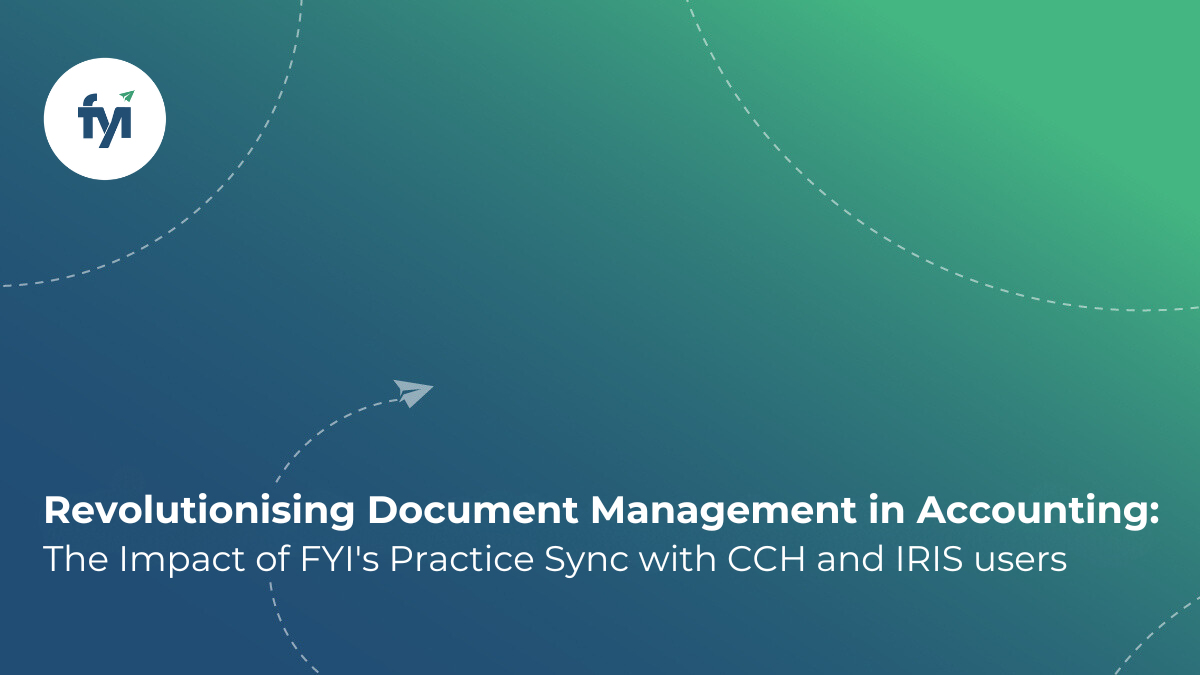 Revolutionising Document Management in Accounting: The Impact of FYI’s Practice Sync with CCH and IRIS users logo