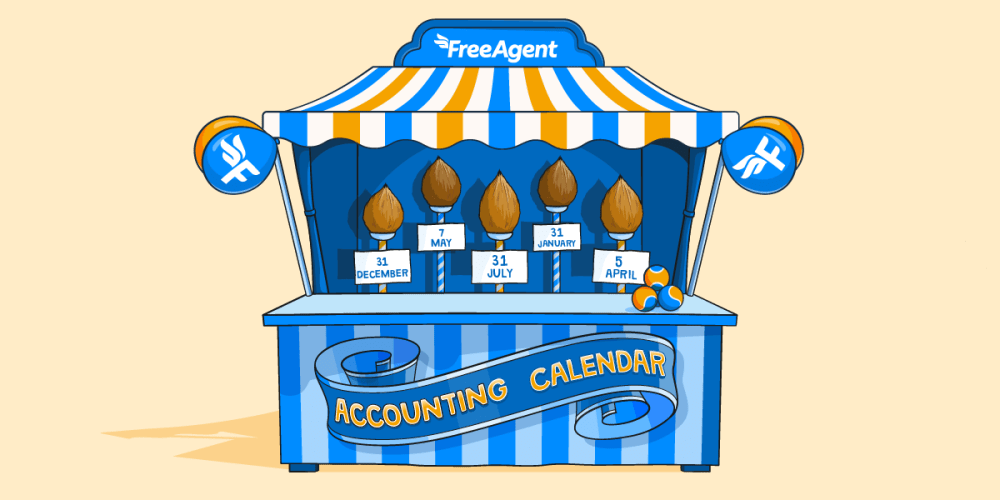 Small business accounting calendar: key tax dates and deadlines by FreeAgent logo