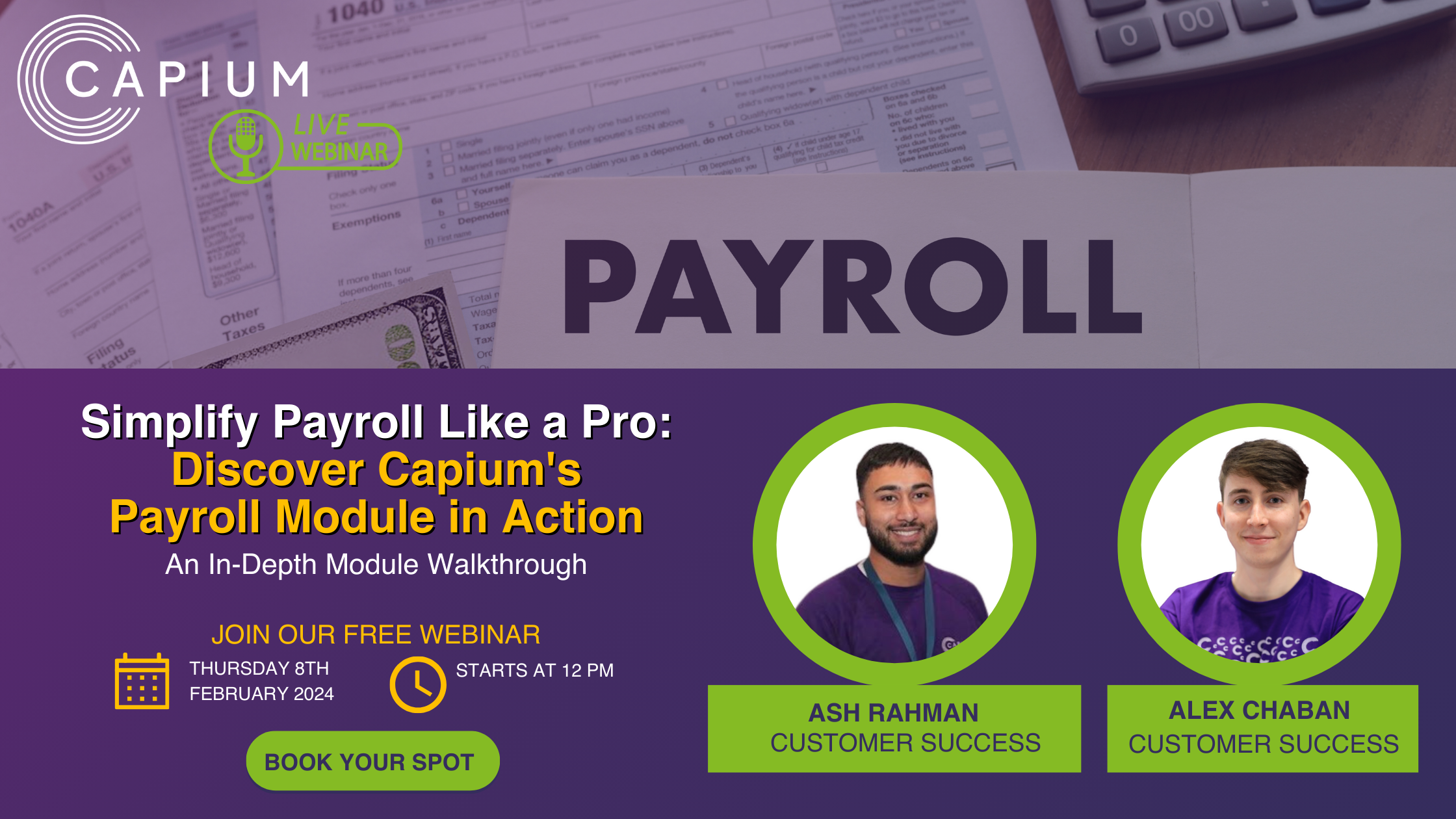 Simplify Payroll Like a Pro: Discover Capium's Payroll Module in Action logo