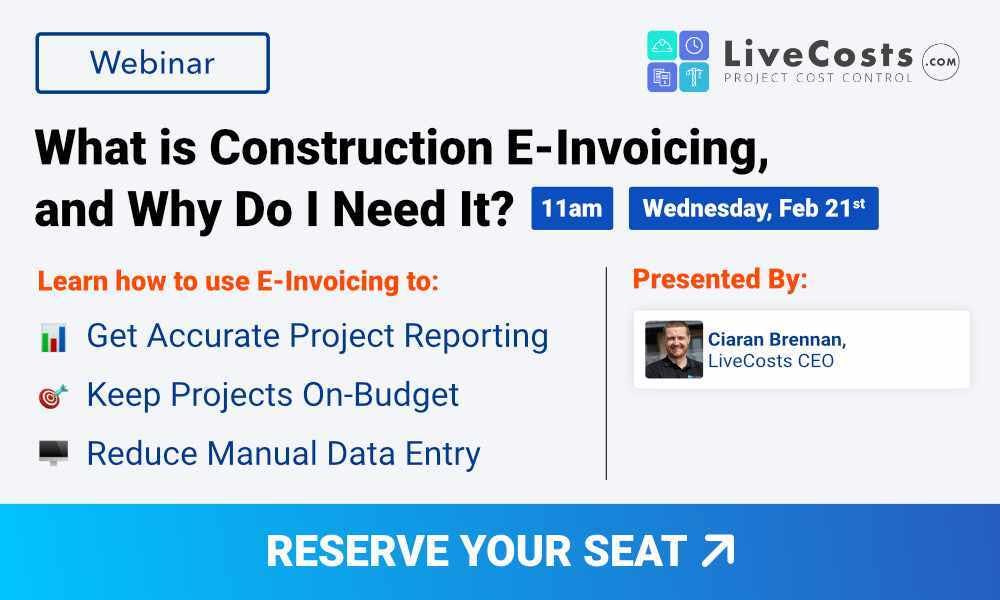 LiveCosts: What is Construction E-Invoicing, and Why Do I Need It? image