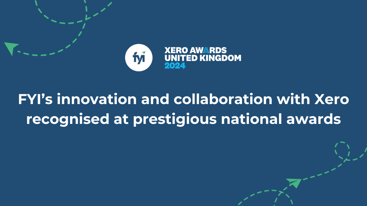 FYI’s innovation and collaboration with Xero recognised at prestigious national awards image