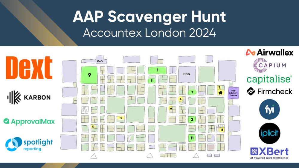 Accountex London 2024 Scavenger Hunt logo