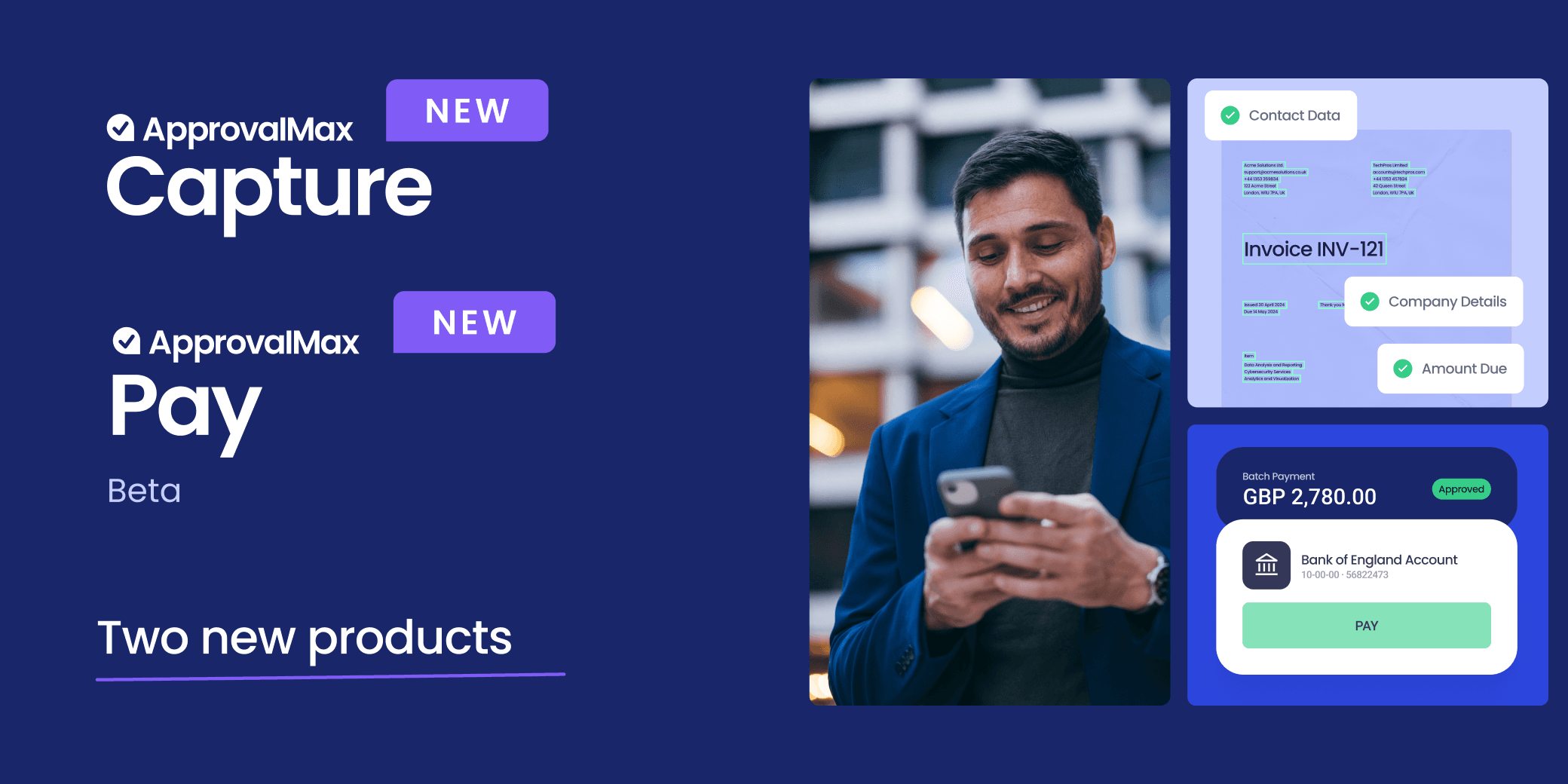 ApprovalMax announces ApprovalMax Capture & ApprovalMax Pay (Beta) for end-to-end accounts payable automation image