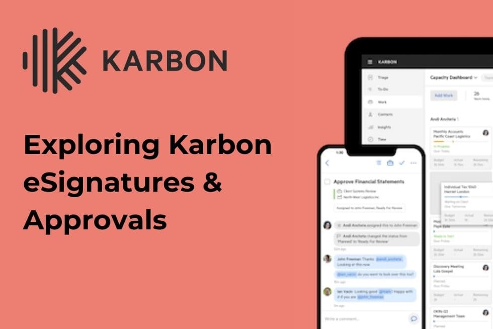 Karbon - eSignatures & Approvals general release logo