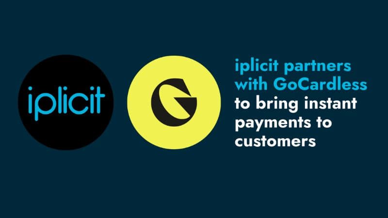 iplicit partners with GoCardless to bring instant payments to customers logo