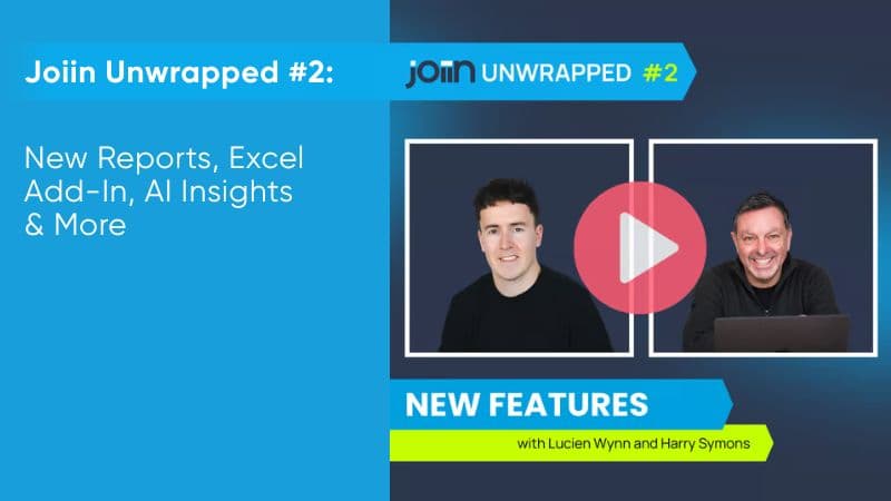 Joiin Unwrapped #2: What’s New at Joiin? logo