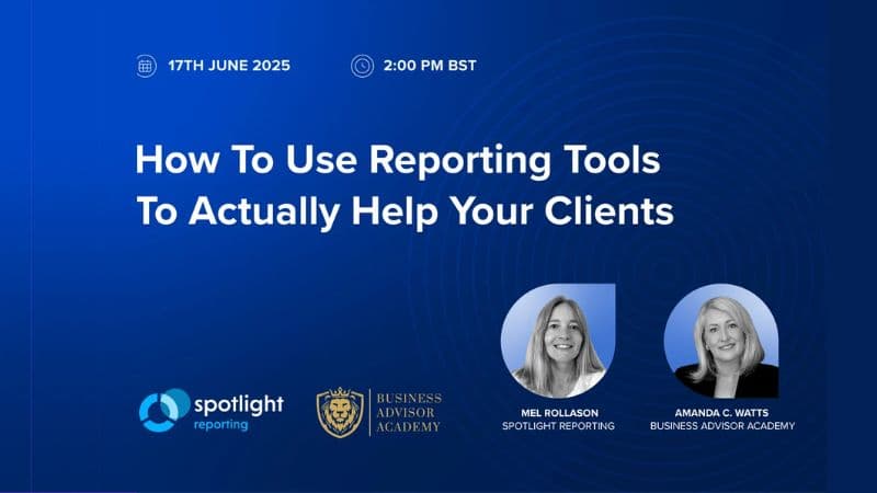 How to Use Reporting Tools To Actually Help Your Clients logo