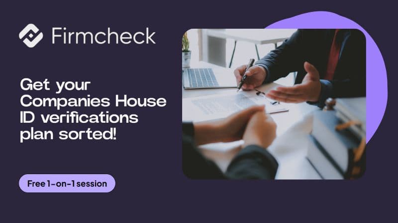 Free 1-on-1 sessions with Firmcheck logo