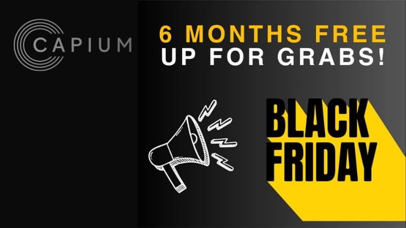 Capium’s Black Friday Offer Is Here logo