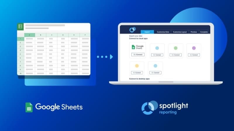 Spotlight Reporting integrates with Google Sheets logo