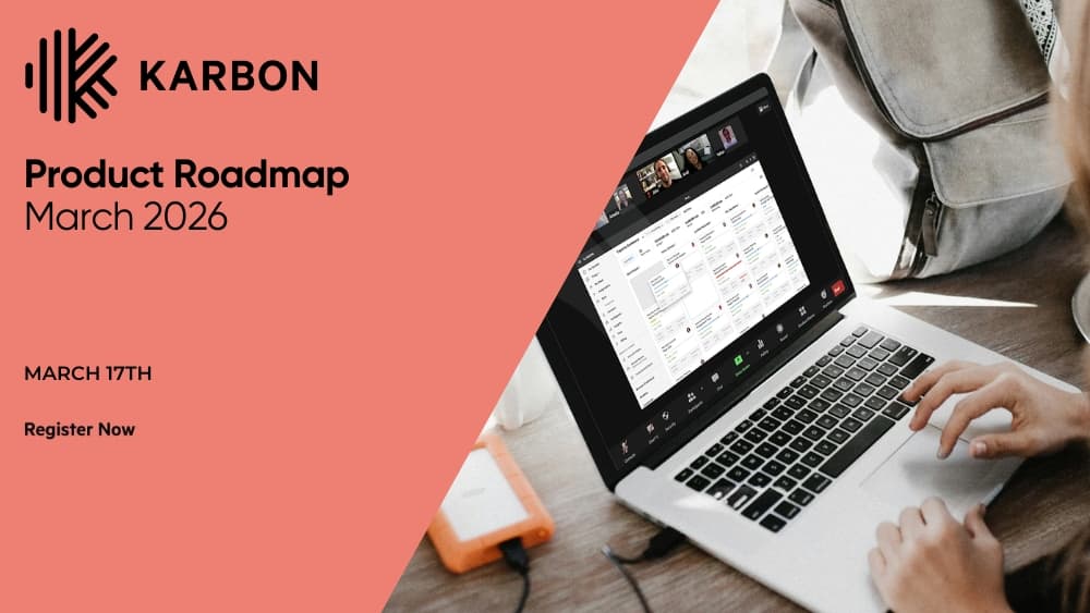 Karbon Product Roadmap - March 2026 logo