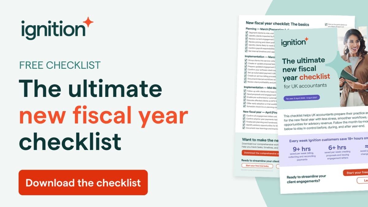 Ignitions new fiscal year checklist logo