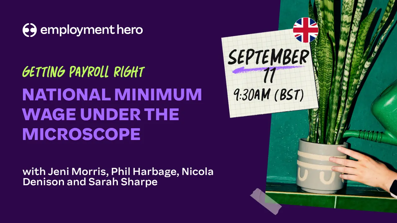 Getting Payroll Right: National Minimum Wage Under the Microscope logo